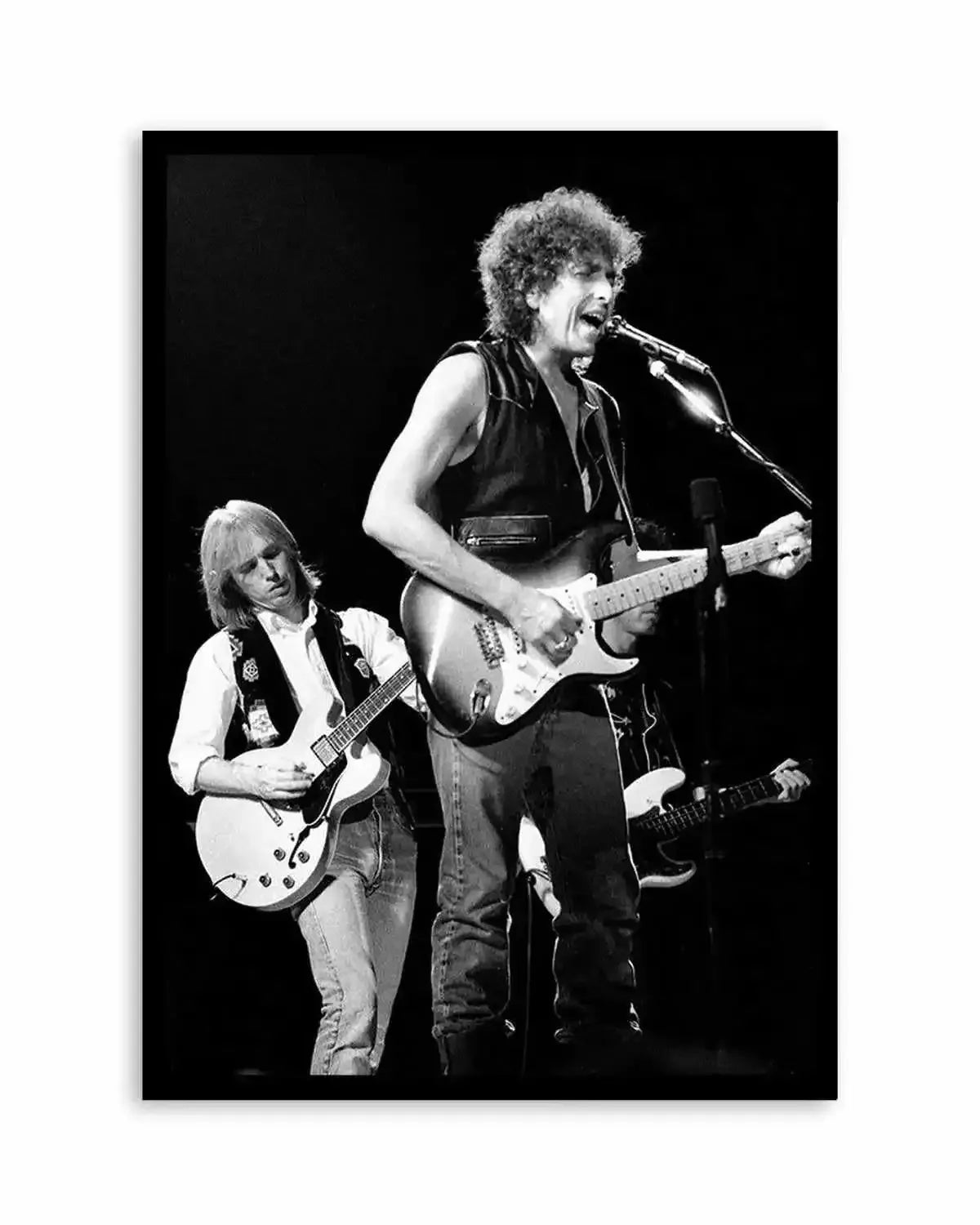 Bob Dylan & Tom Petty | Tony Mott Collection Art Print from Olive et Oriel where you can shop wallpaper and artworks online