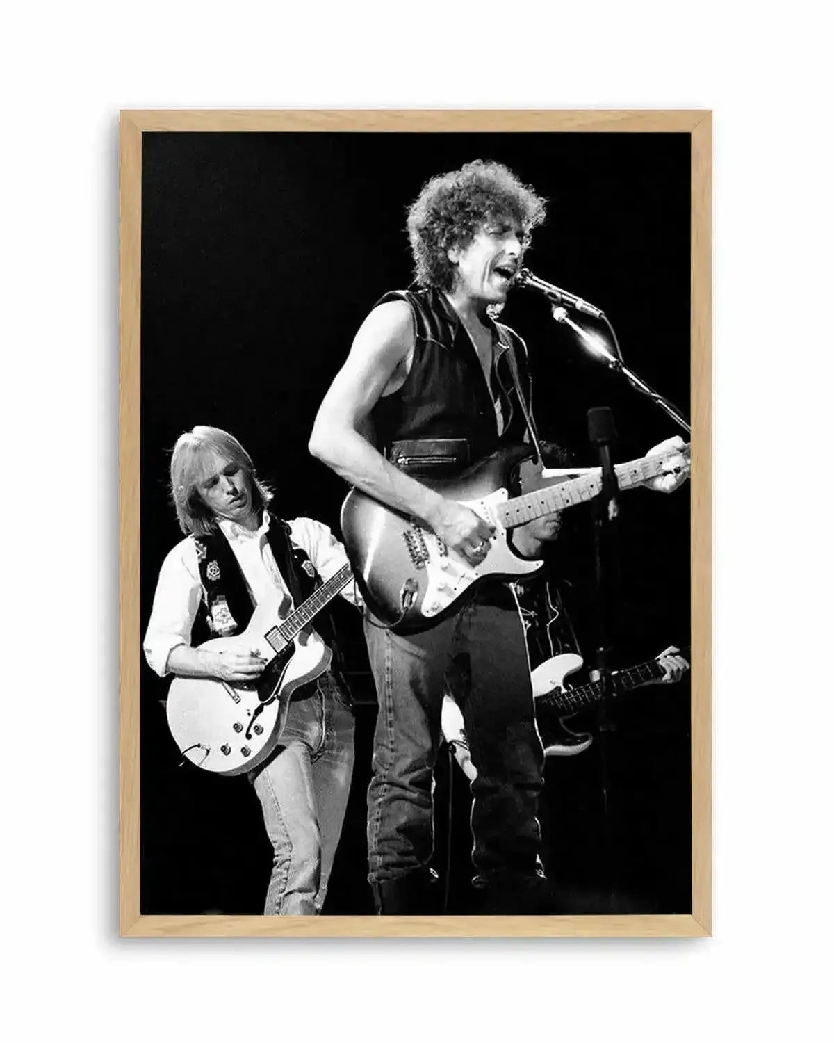 Bob Dylan & Tom Petty | Tony Mott Collection Art Print from Olive et Oriel where you can shop wallpaper and artworks online