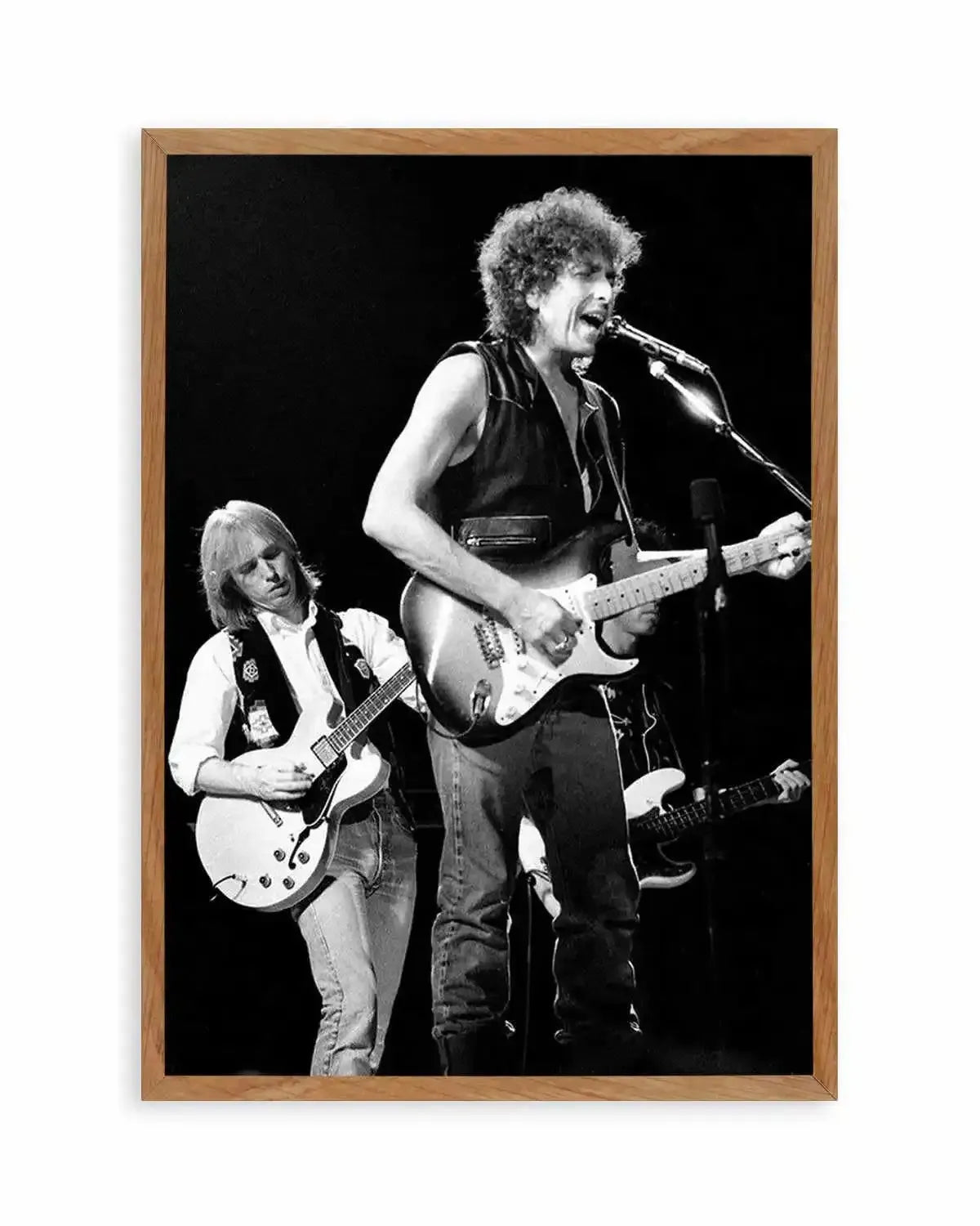 Bob Dylan & Tom Petty | Tony Mott Collection Art Print from Olive et Oriel where you can shop wallpaper and artworks online
