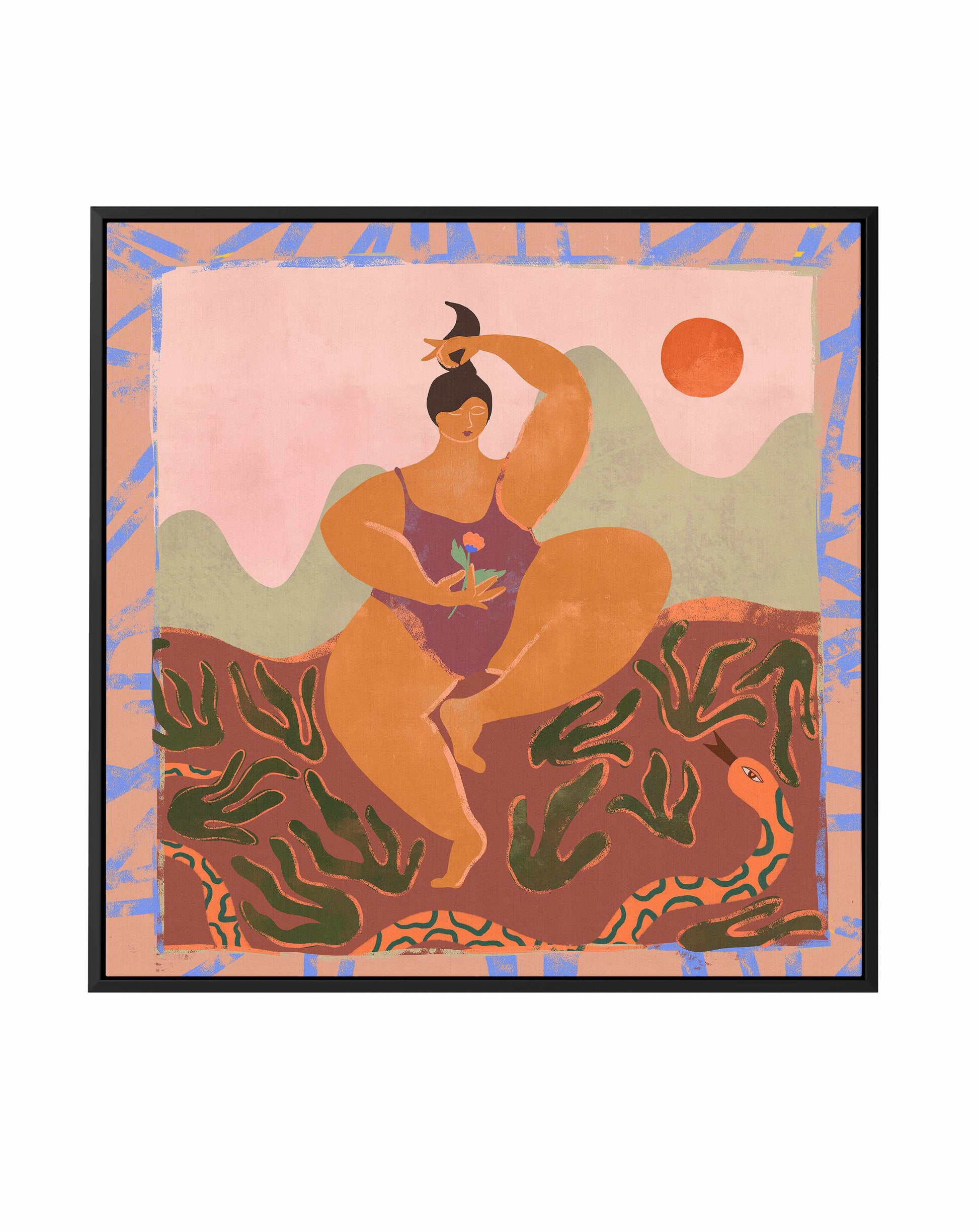 Body by Arty Guava | Framed Canvas Art Print from Olive et Oriel where you can shop wallpaper and artworks online