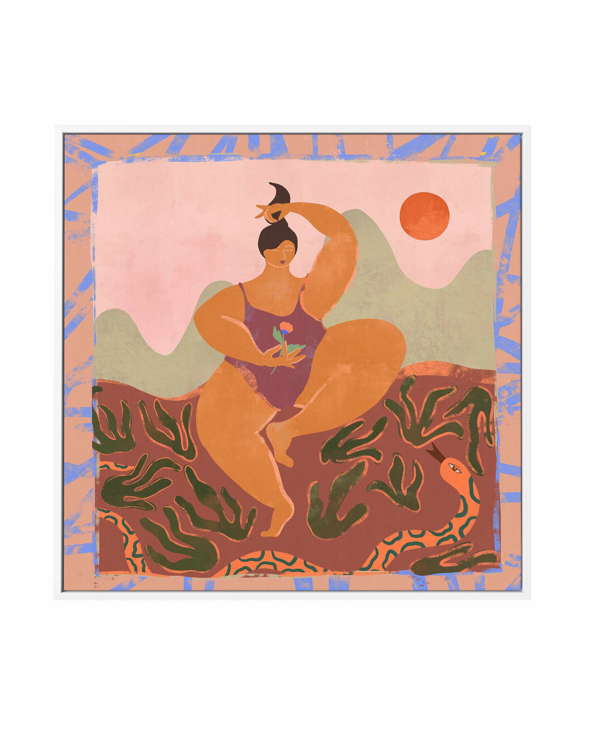 Body by Arty Guava | Framed Canvas Art Print from Olive et Oriel where you can shop wallpaper and artworks online