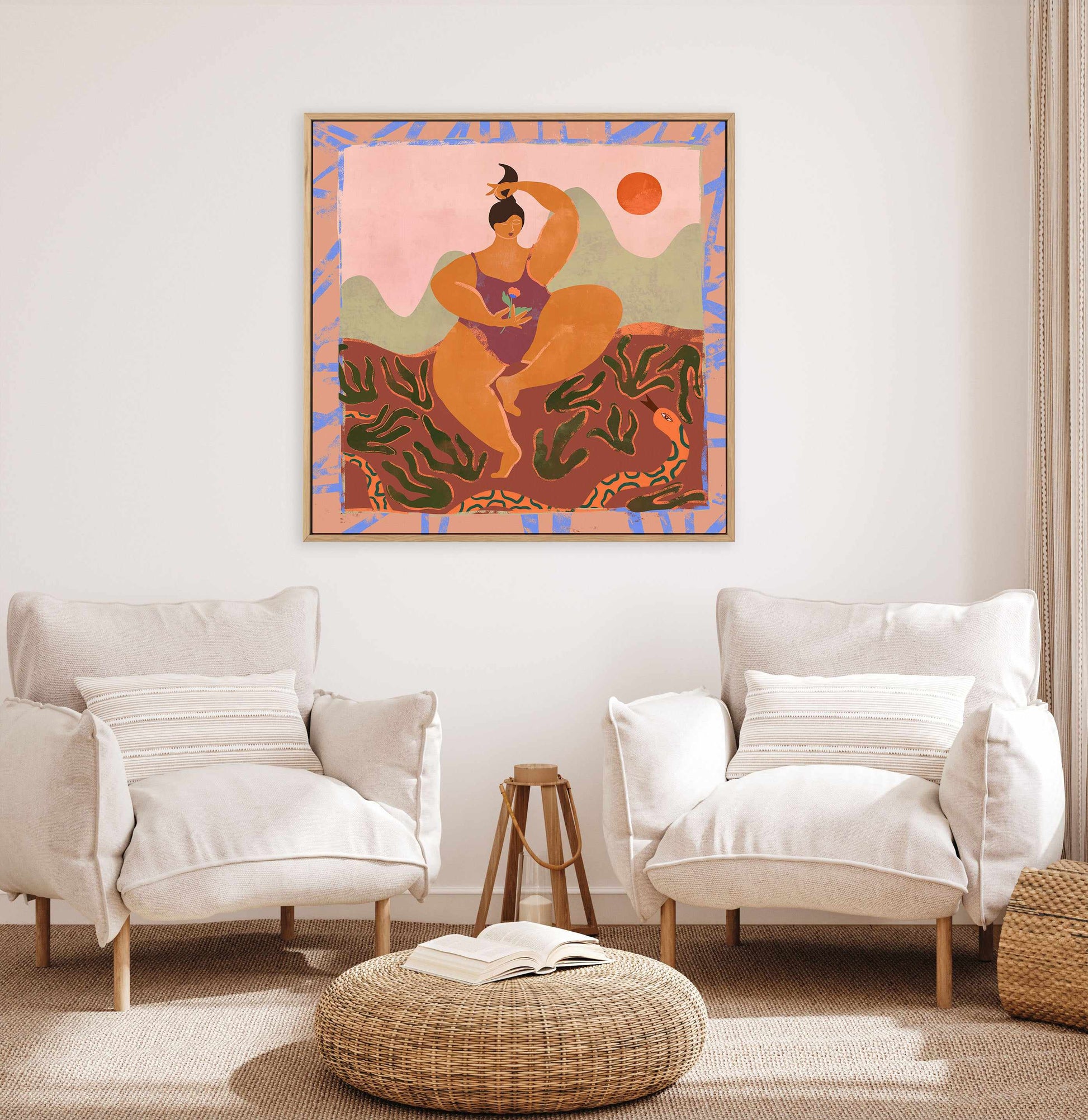 Body by Arty Guava | Framed Canvas Art Print from Olive et Oriel where you can shop wallpaper and artworks online