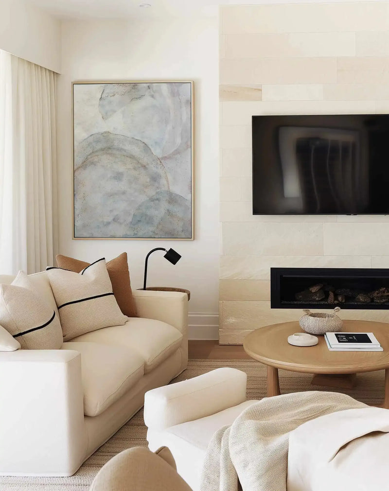 Body Mind And Heart by Irina Ventresca | Framed Canvas Art Print from Olive et Oriel where you can shop wallpaper and artworks online