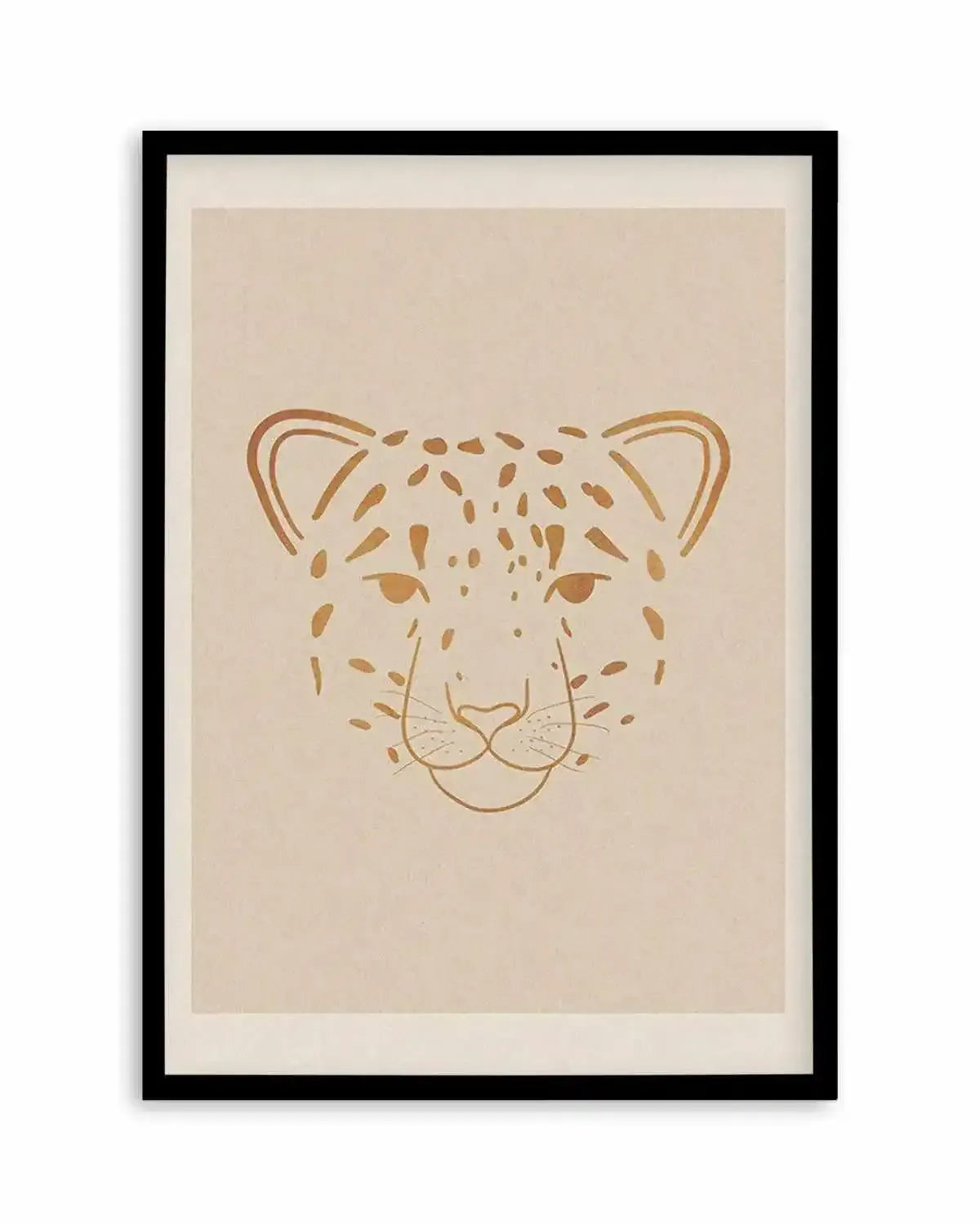 Boheme Leopard Art Print from Olive et Oriel where you can shop wallpaper and artworks online
