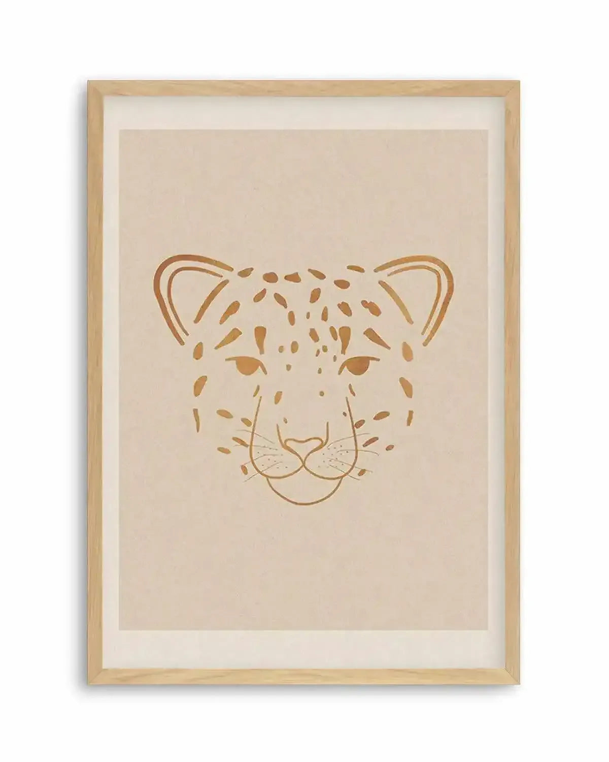 Boheme Leopard Art Print from Olive et Oriel where you can shop wallpaper and artworks online