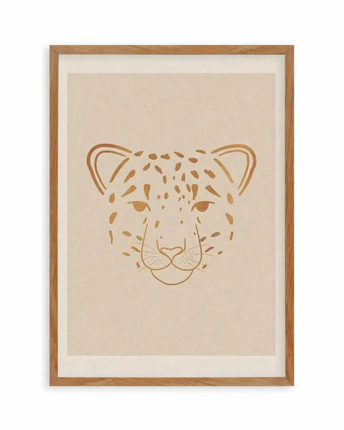 Boheme Leopard Art Print from Olive et Oriel where you can shop wallpaper and artworks online