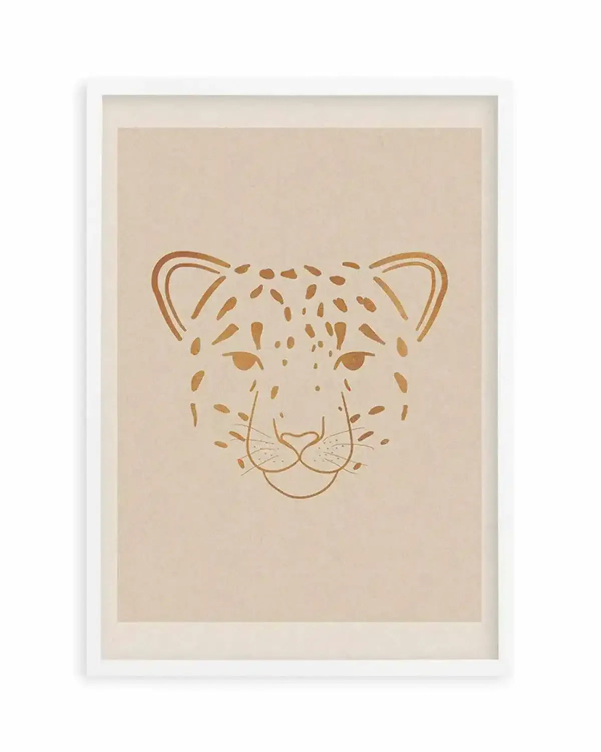 Boheme Leopard Art Print from Olive et Oriel where you can shop wallpaper and artworks online