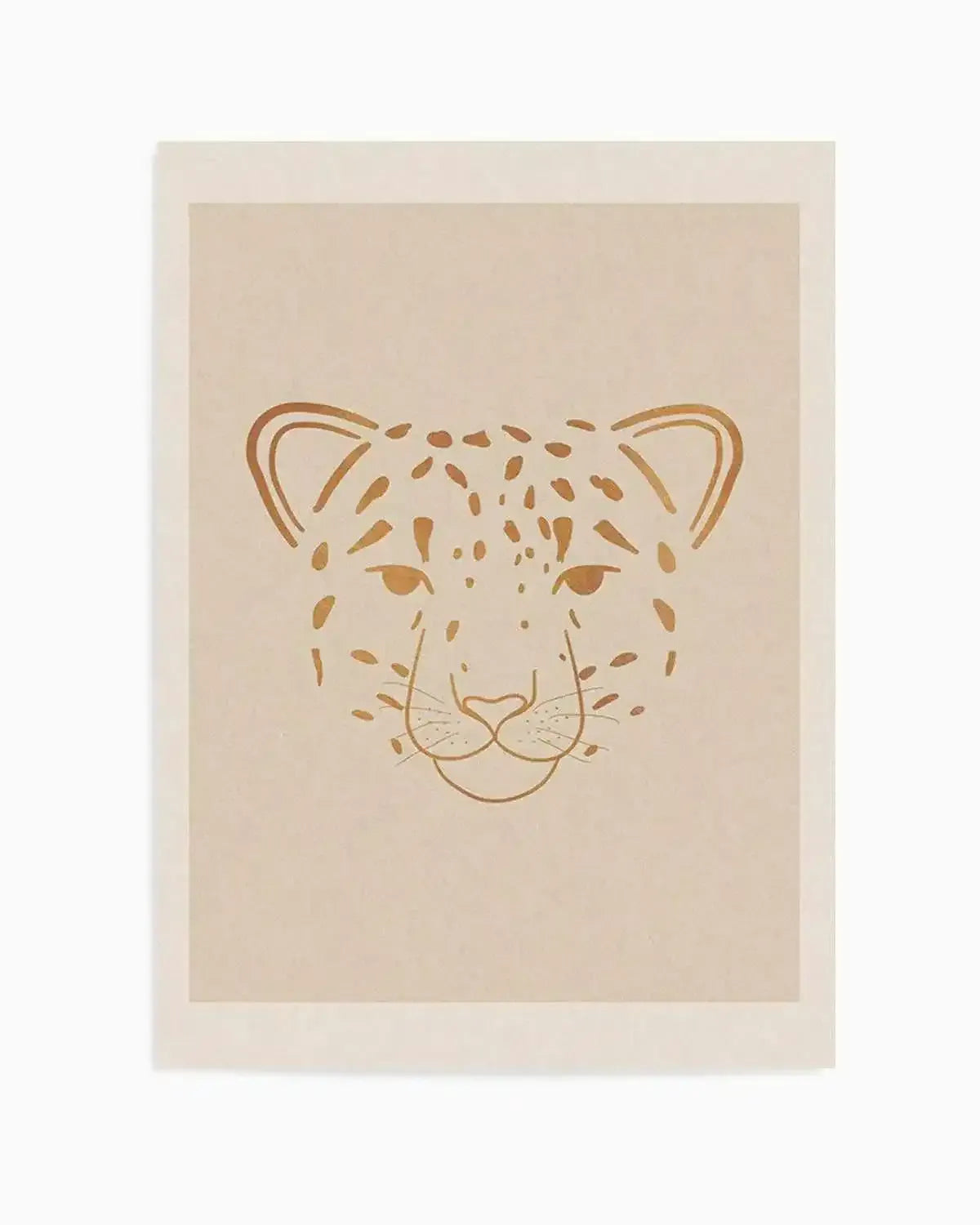 Boheme Leopard Art Print from Olive et Oriel where you can shop wallpaper and artworks online
