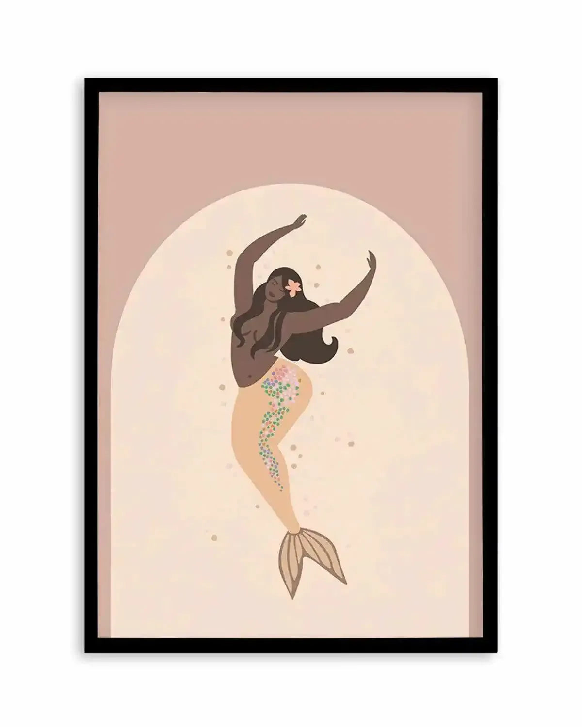 Boheme Mermaid I Art Print from Olive et Oriel where you can shop wallpaper and artworks online