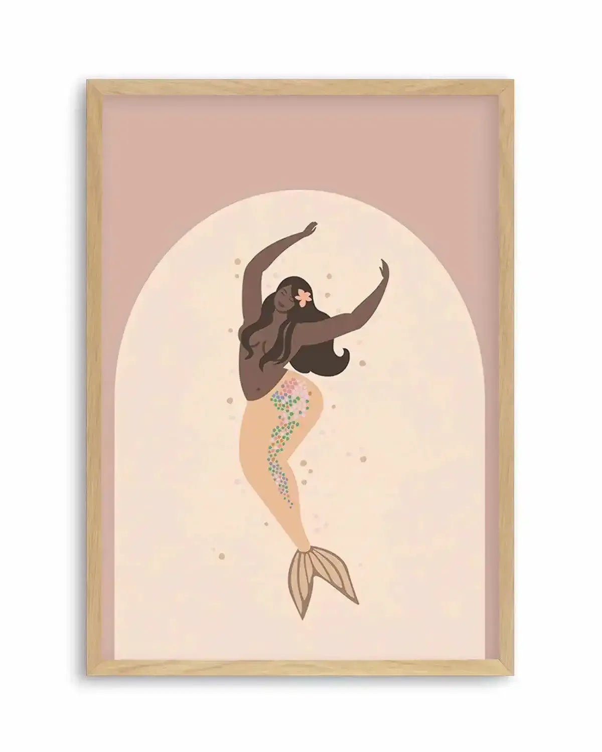 Boheme Mermaid I Art Print from Olive et Oriel where you can shop wallpaper and artworks online