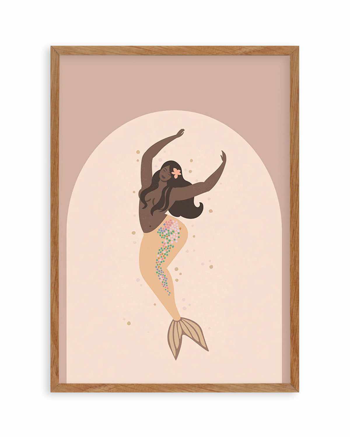 Boheme Mermaid I Art Print