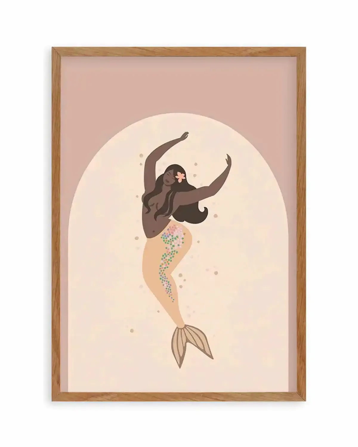 Boheme Mermaid I Art Print from Olive et Oriel where you can shop wallpaper and artworks online