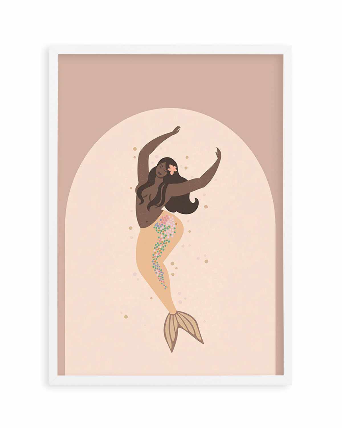 Boheme Mermaid I Art Print