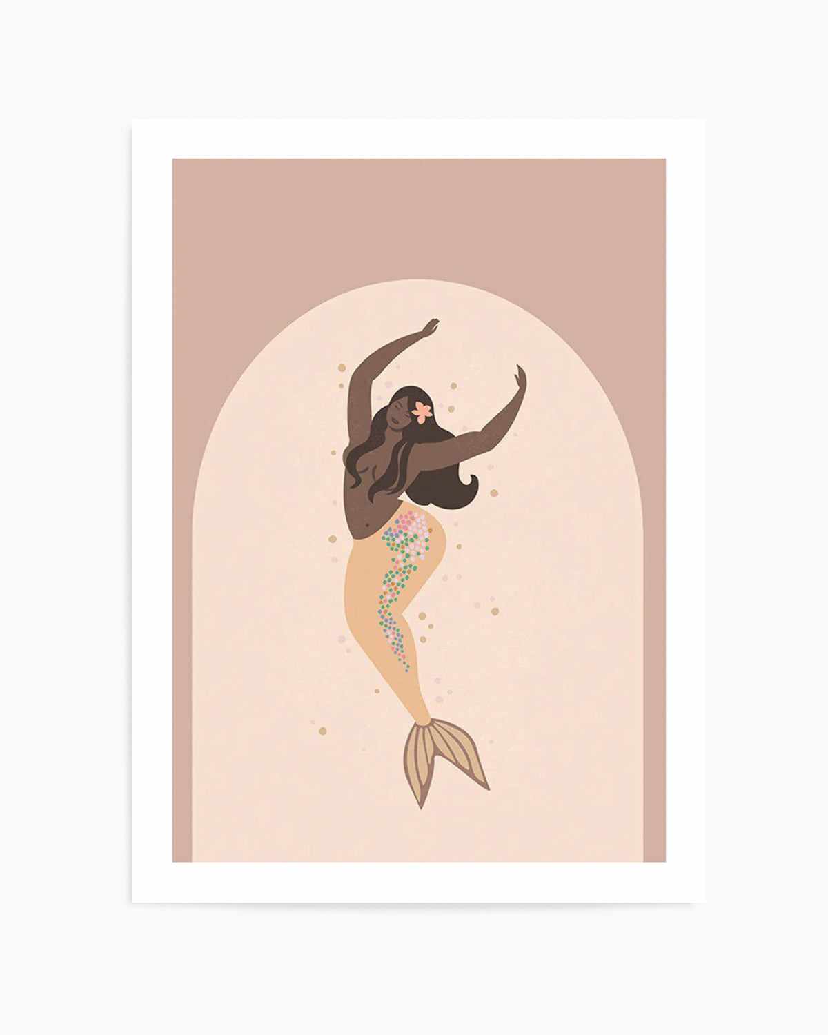 Boheme Mermaid I Art Print