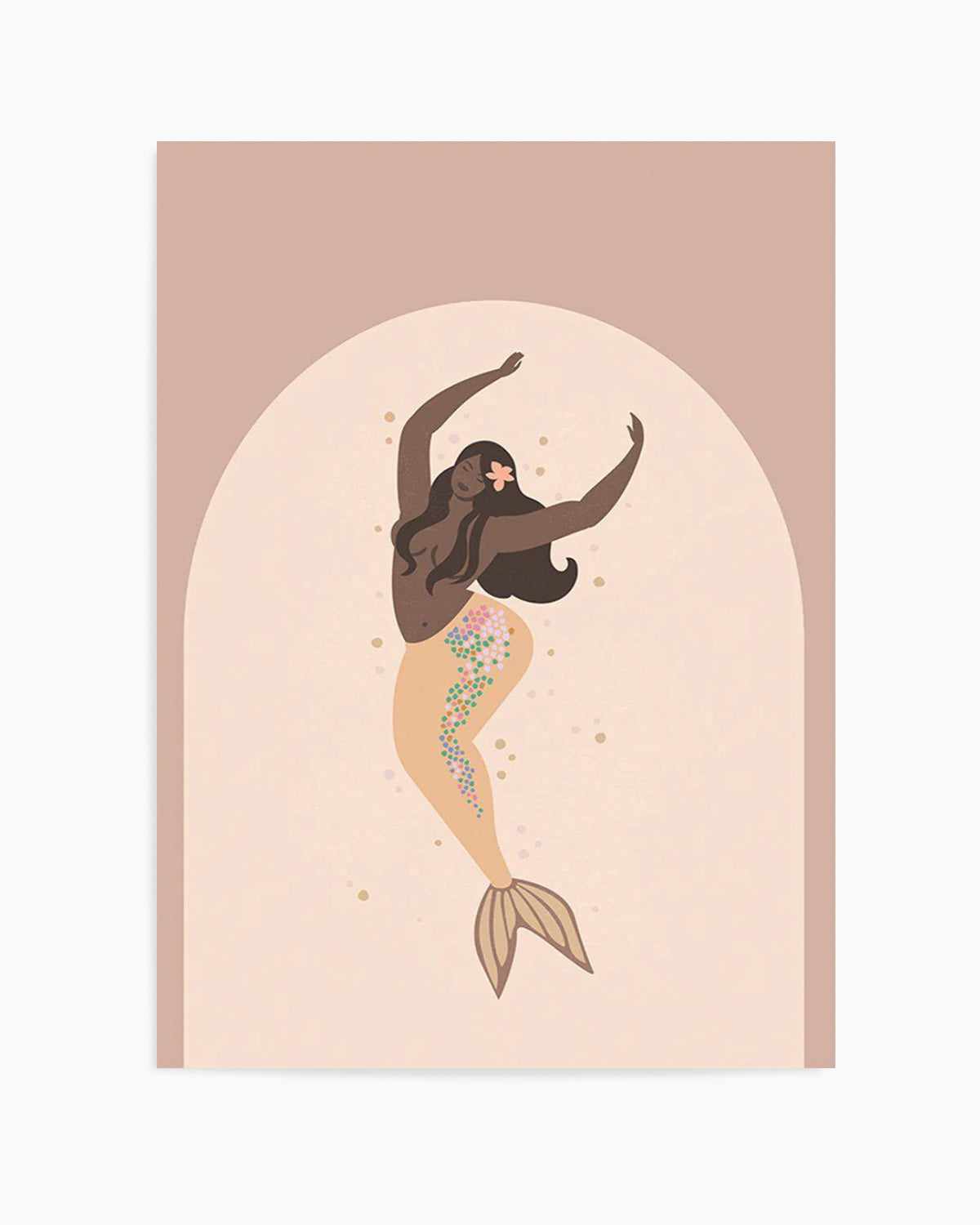 Boheme Mermaid I Art Print