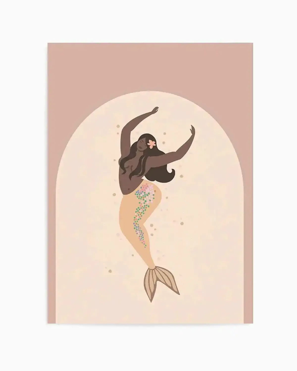 Boheme Mermaid I Art Print from Olive et Oriel where you can shop wallpaper and artworks online