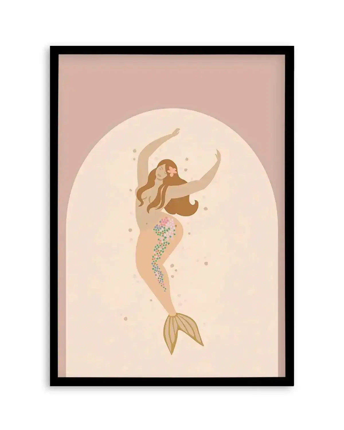 Boheme Mermaid II Art Print from Olive et Oriel where you can shop wallpaper and artworks online