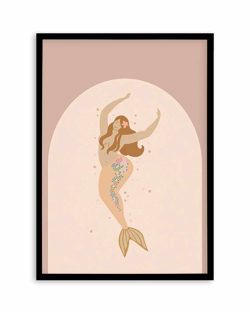 Boheme Mermaid II Art Print