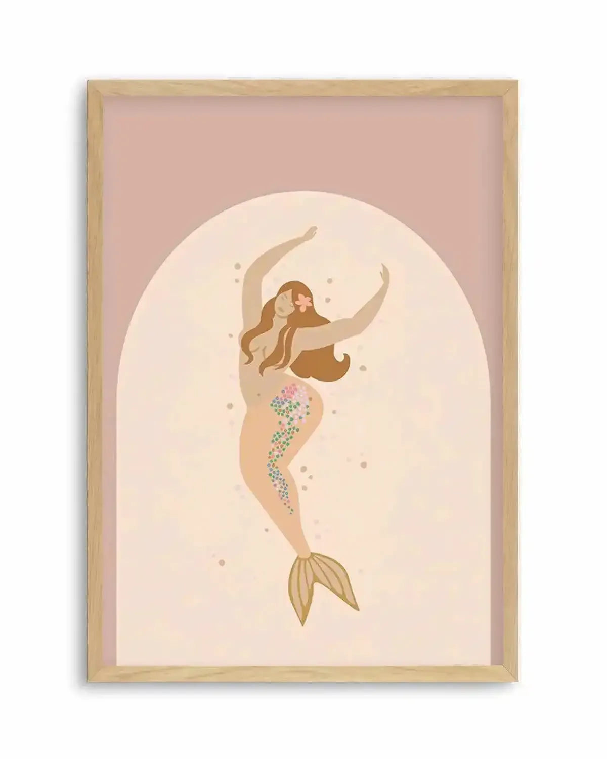 Boheme Mermaid II Art Print from Olive et Oriel where you can shop wallpaper and artworks online