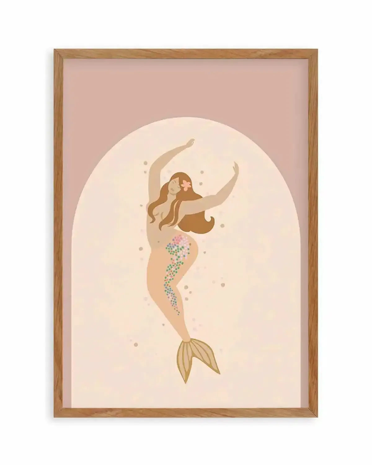 Boheme Mermaid II Art Print from Olive et Oriel where you can shop wallpaper and artworks online