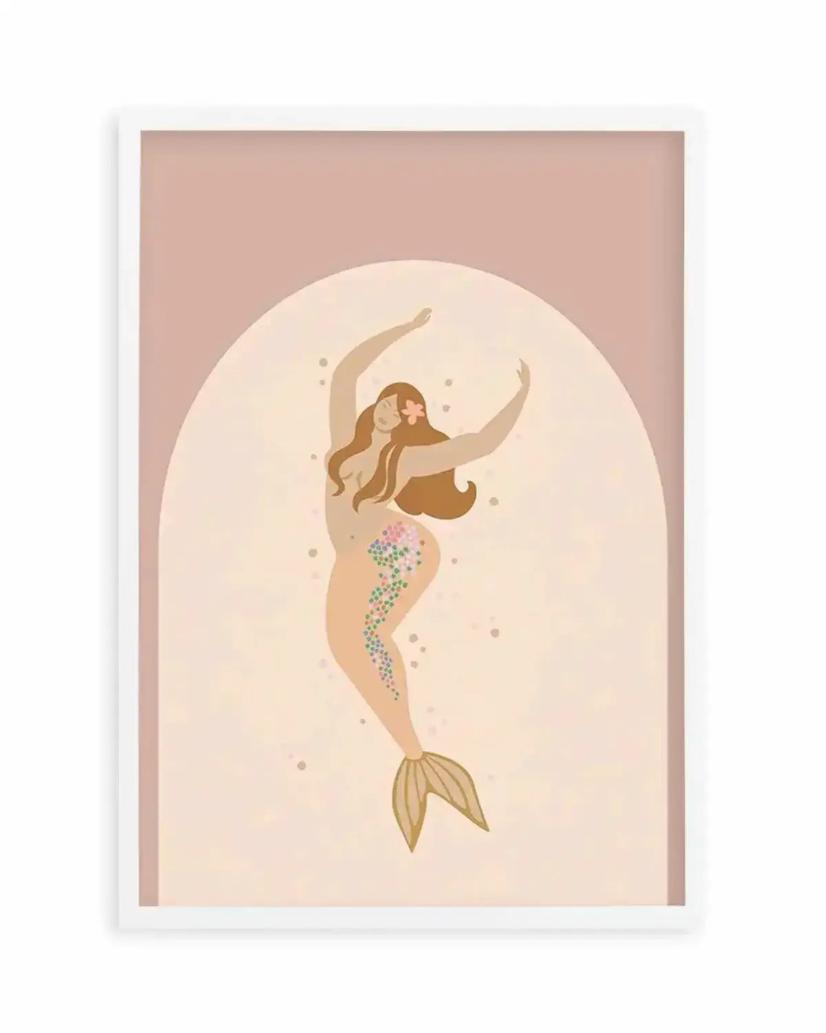 Boheme Mermaid II Art Print from Olive et Oriel where you can shop wallpaper and artworks online