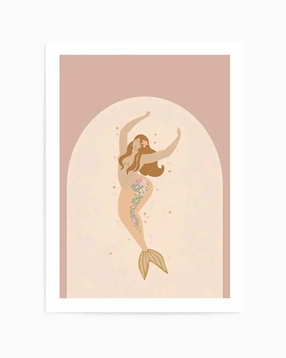 Boheme Mermaid II Art Print from Olive et Oriel where you can shop wallpaper and artworks online