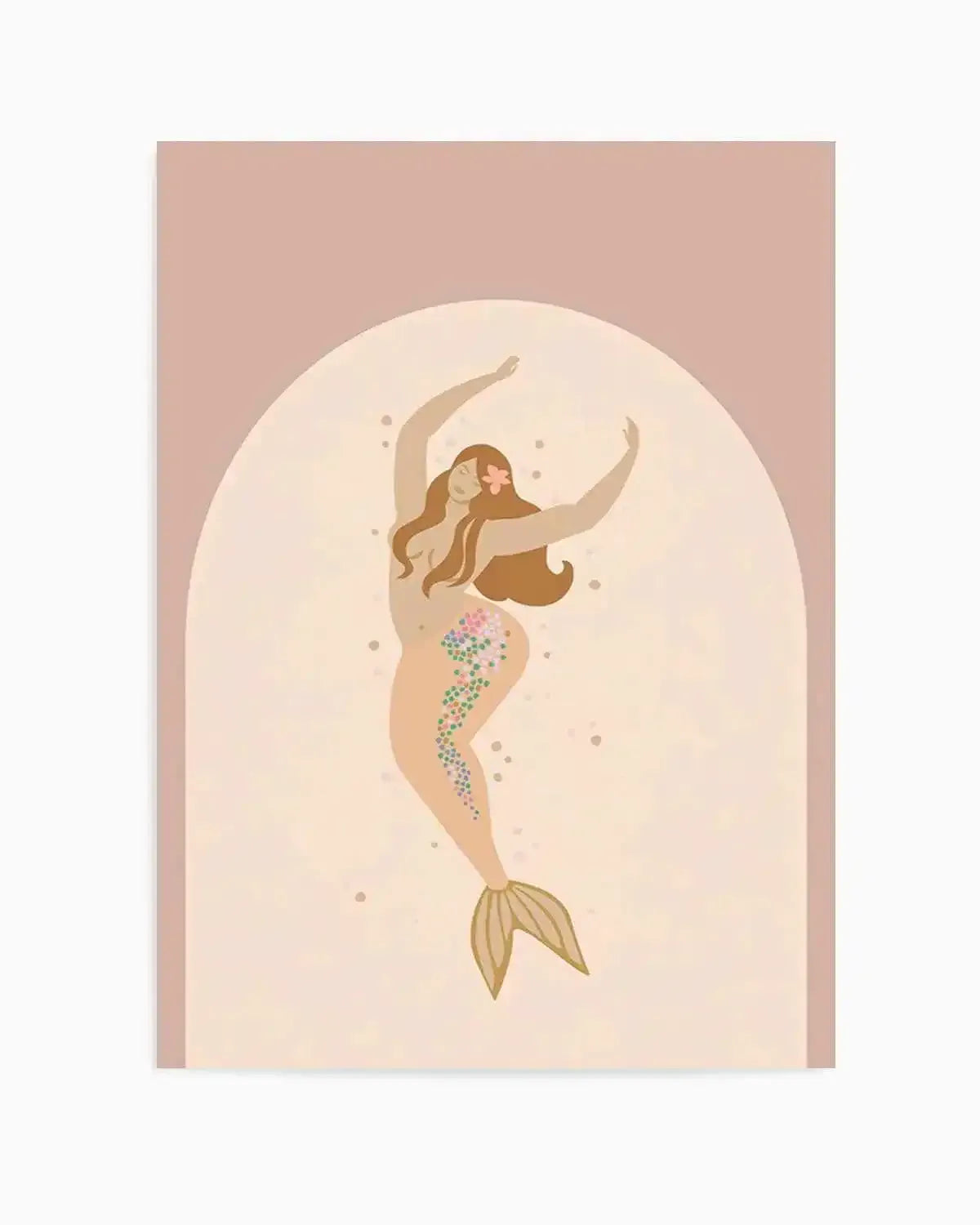 Boheme Mermaid II Art Print from Olive et Oriel where you can shop wallpaper and artworks online