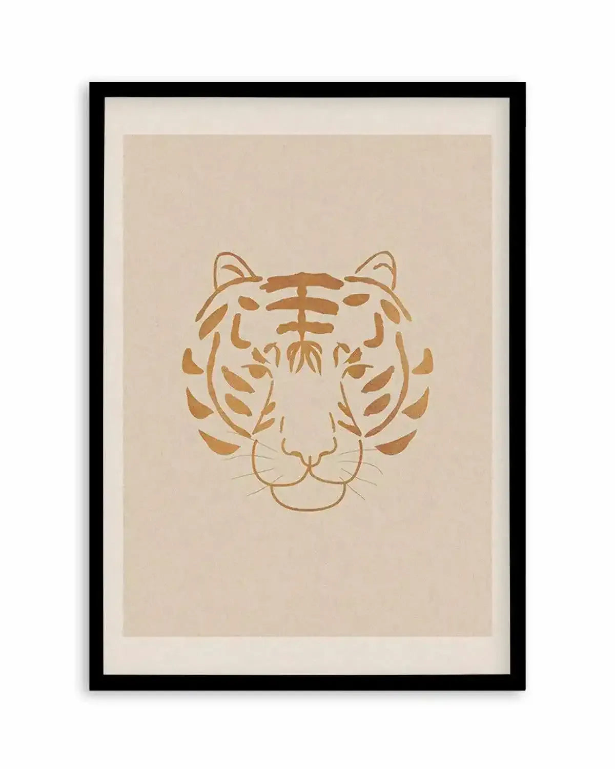 Boheme Tiger Art Print from Olive et Oriel where you can shop wallpaper and artworks online