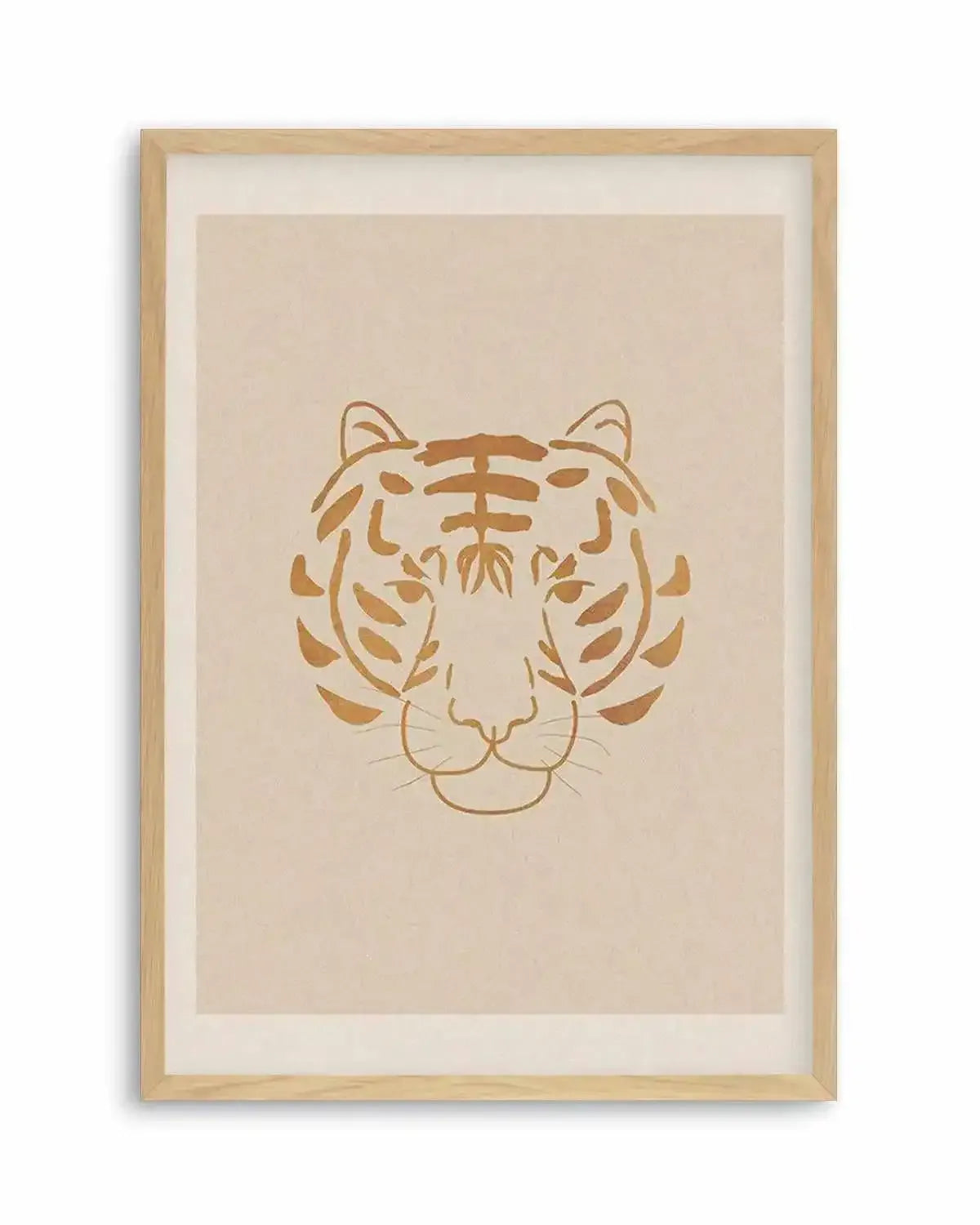 Boheme Tiger Art Print from Olive et Oriel where you can shop wallpaper and artworks online