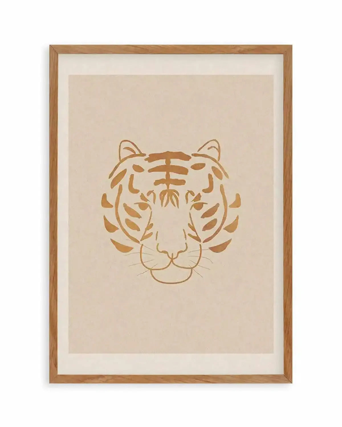 Boheme Tiger Art Print from Olive et Oriel where you can shop wallpaper and artworks online