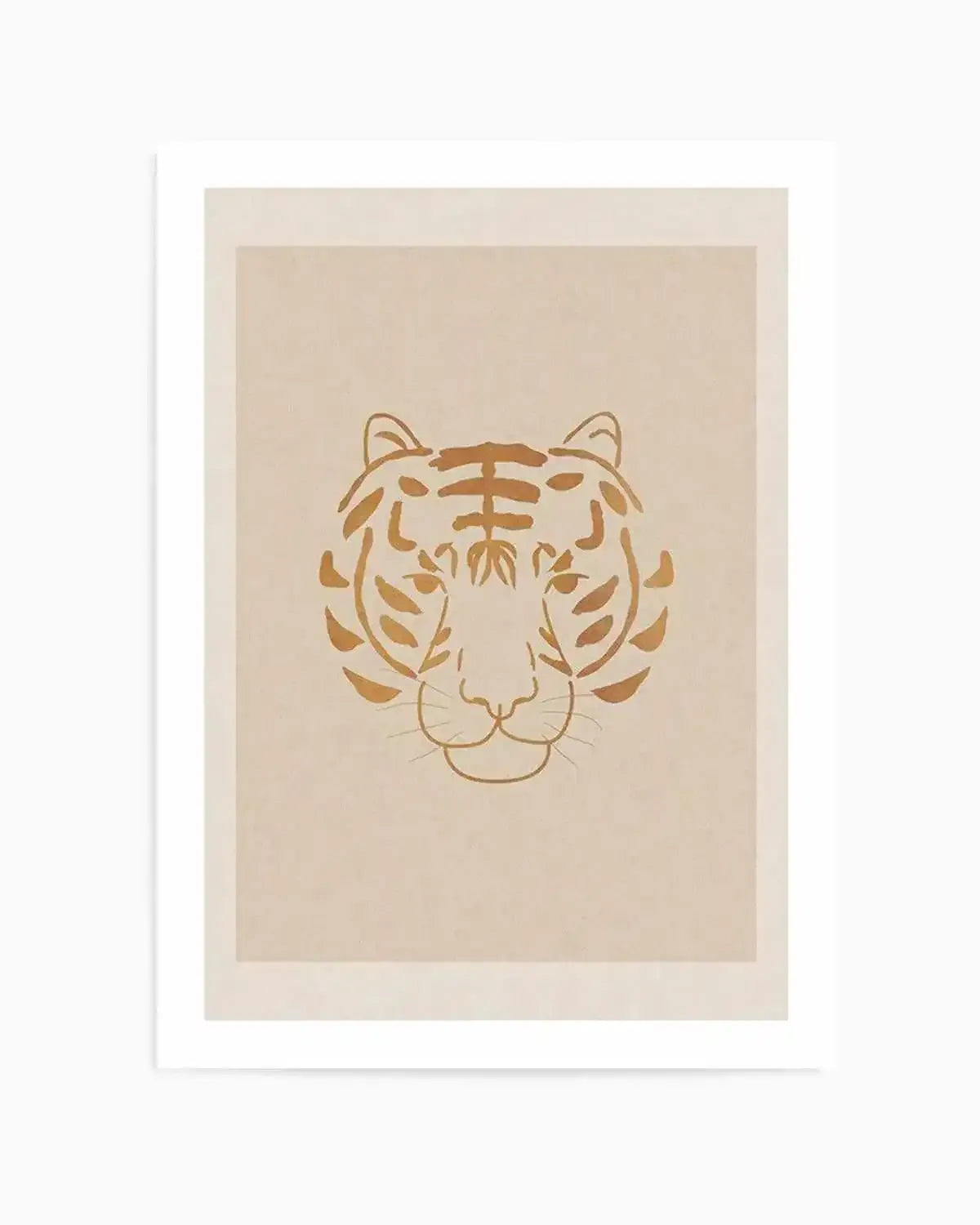 Boheme Tiger Art Print from Olive et Oriel where you can shop wallpaper and artworks online