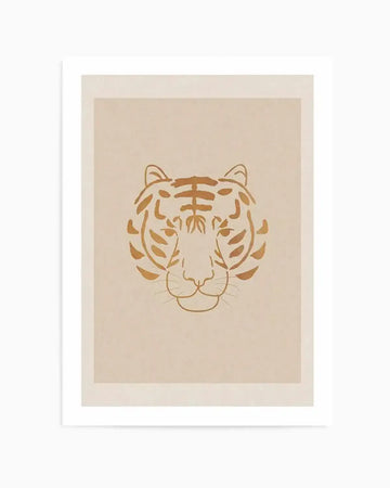 Boheme Tiger Art Print from Olive et Oriel where you can shop wallpaper and artworks online