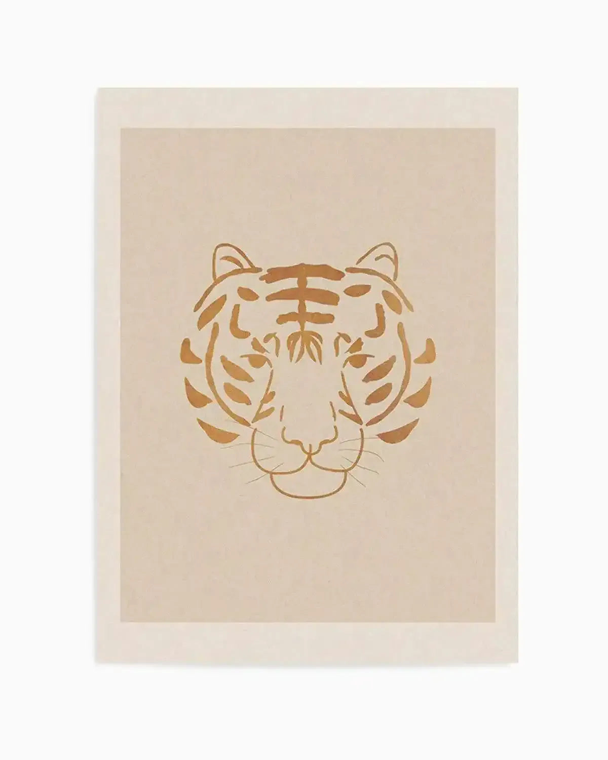 Boheme Tiger Art Print from Olive et Oriel where you can shop wallpaper and artworks online