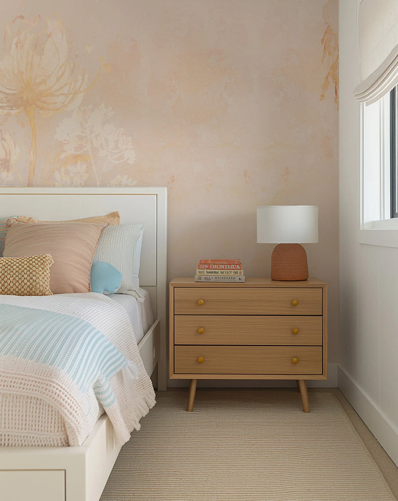 Boheme Botanica Wallpaper Mural from Olive et Oriel where you can shop wallpaper and artworks online