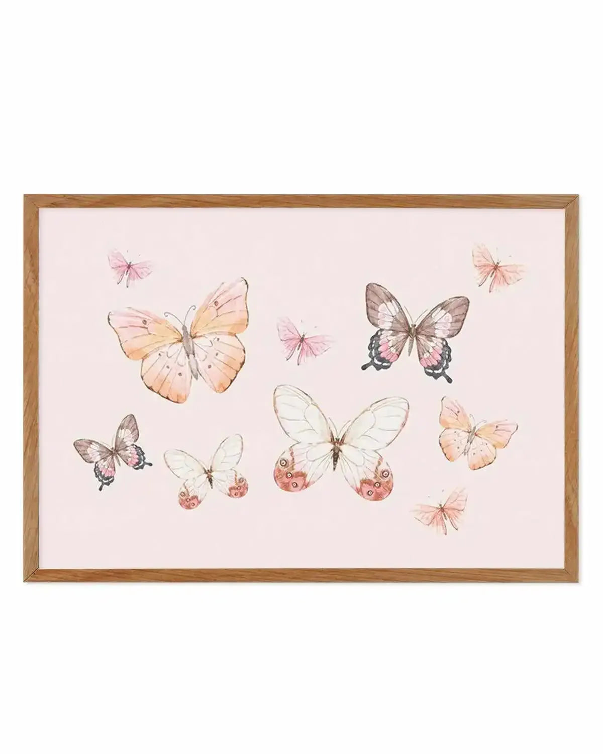 Bohemian Butterflies | LS Art Print from Olive et Oriel where you can shop wallpaper and artworks online