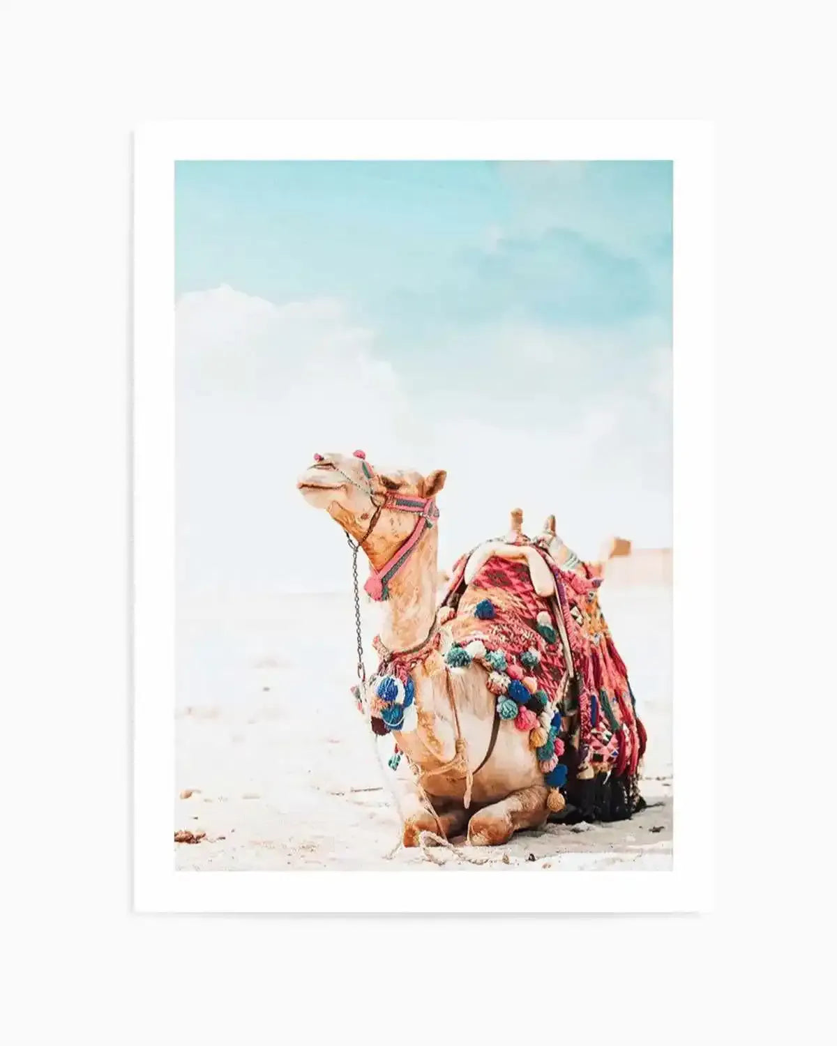 Bohemian Camel Art Print from Olive et Oriel where you can shop wallpaper and artworks online
