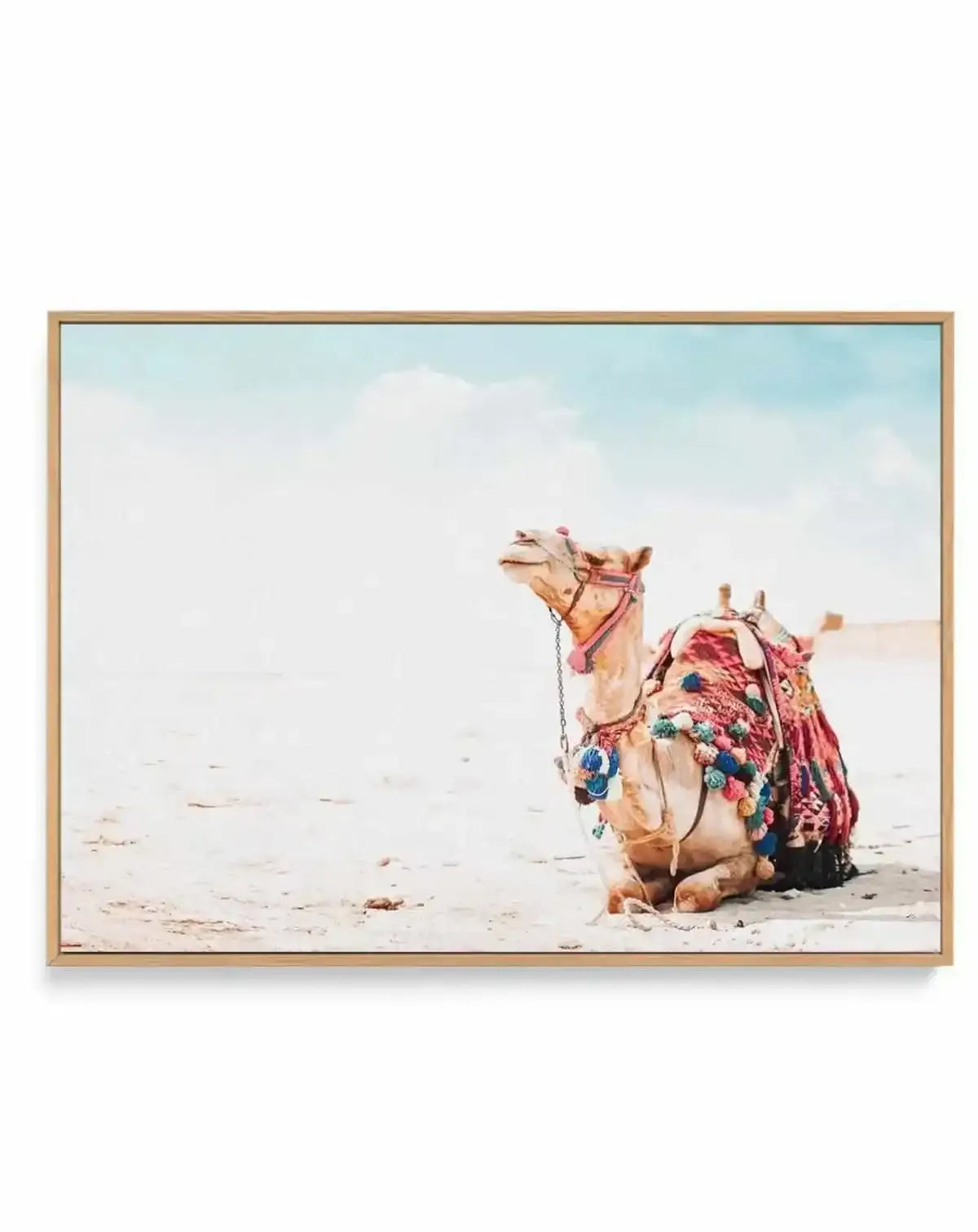 Bohemian Camel | LS | Framed Canvas Art Print from Olive et Oriel where you can shop wallpaper and artworks online