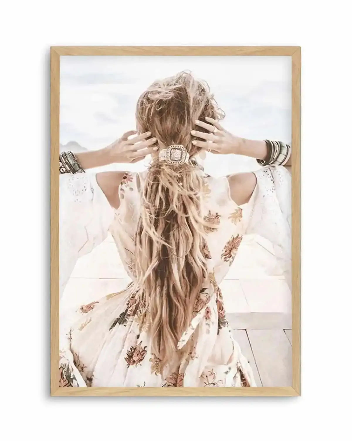 Bohemian Girl III Art Print from Olive et Oriel where you can shop wallpaper and artworks online