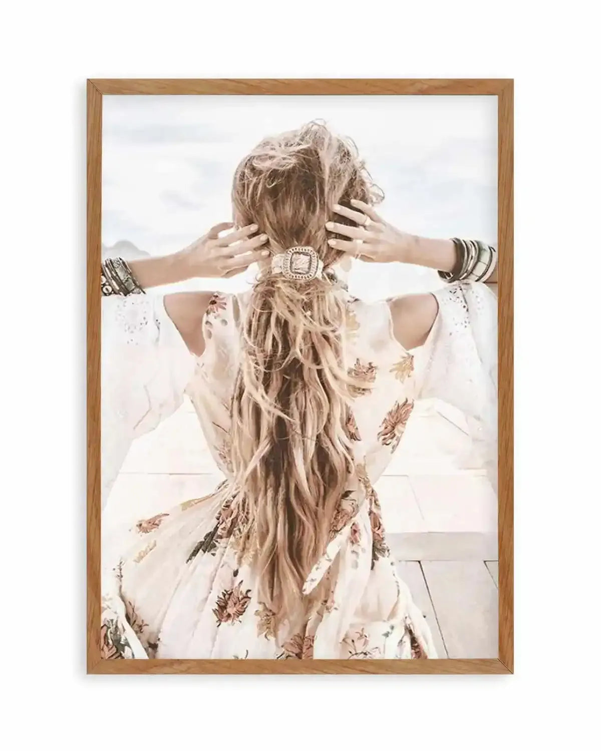 Bohemian Girl III Art Print from Olive et Oriel where you can shop wallpaper and artworks online