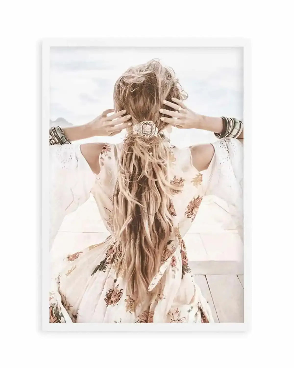 Bohemian Girl III Art Print from Olive et Oriel where you can shop wallpaper and artworks online
