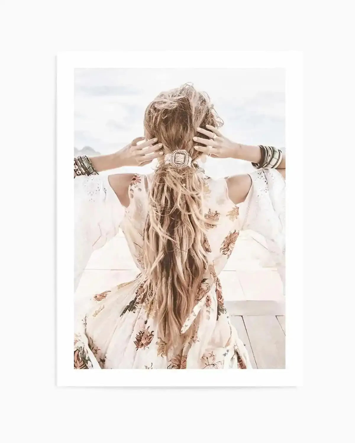 Bohemian Girl III Art Print from Olive et Oriel where you can shop wallpaper and artworks online