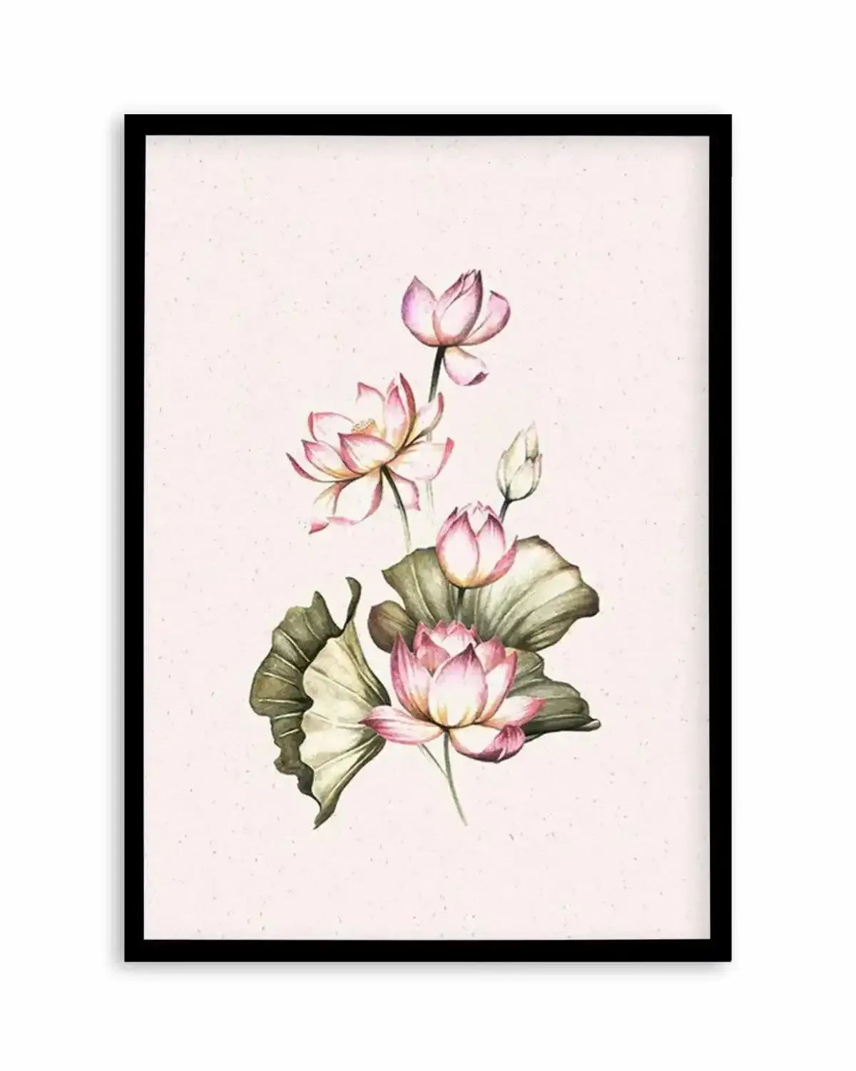 Bohemian Lotus I Art Print from Olive et Oriel where you can shop wallpaper and artworks online