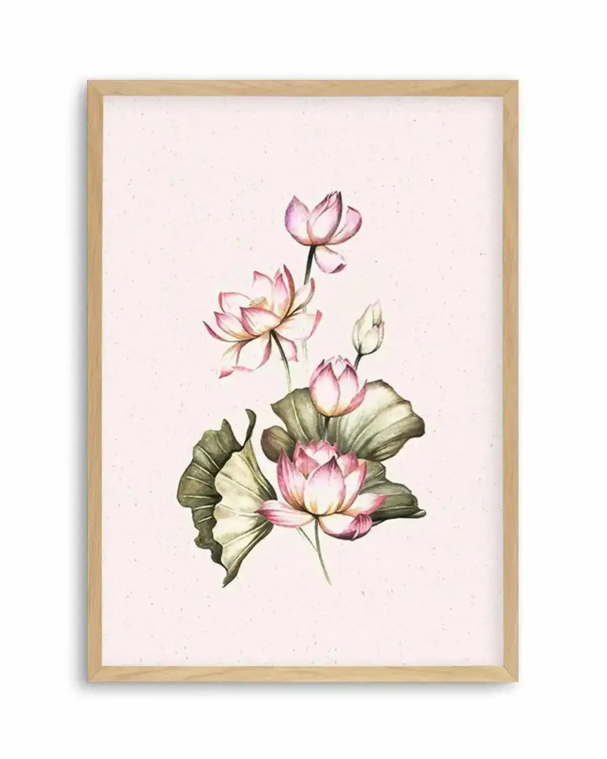 Bohemian Lotus I Art Print from Olive et Oriel where you can shop wallpaper and artworks online