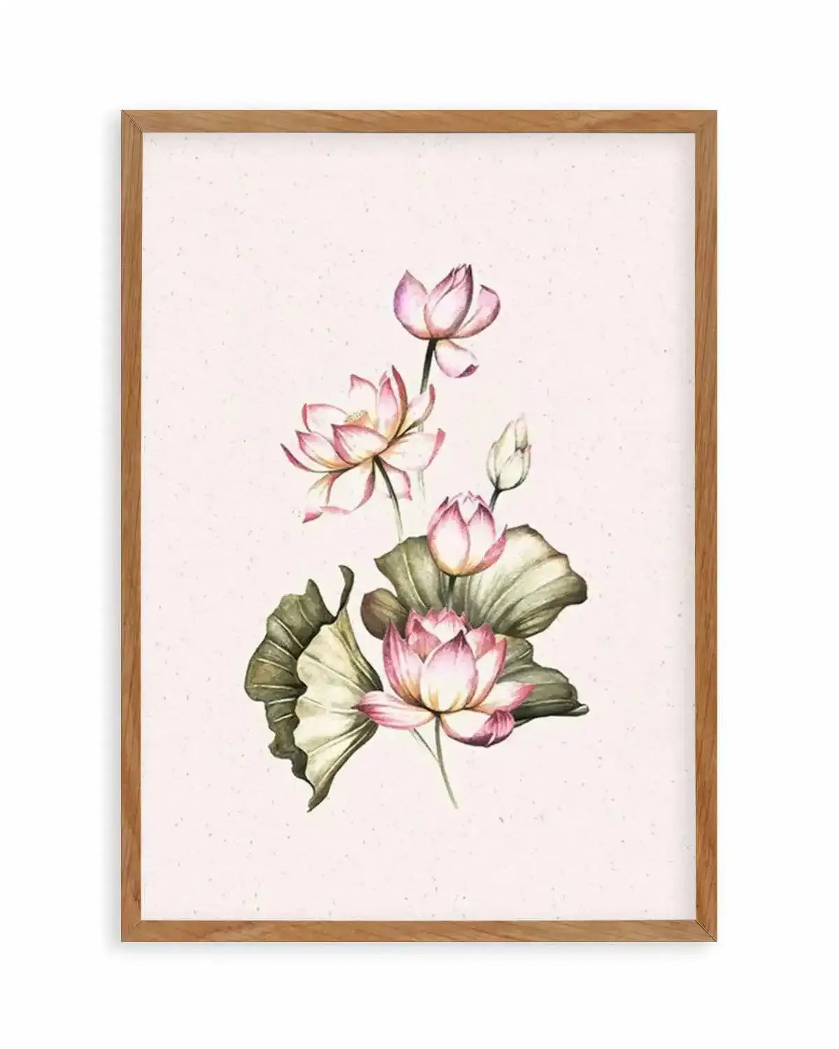 Bohemian Lotus I Art Print from Olive et Oriel where you can shop wallpaper and artworks online
