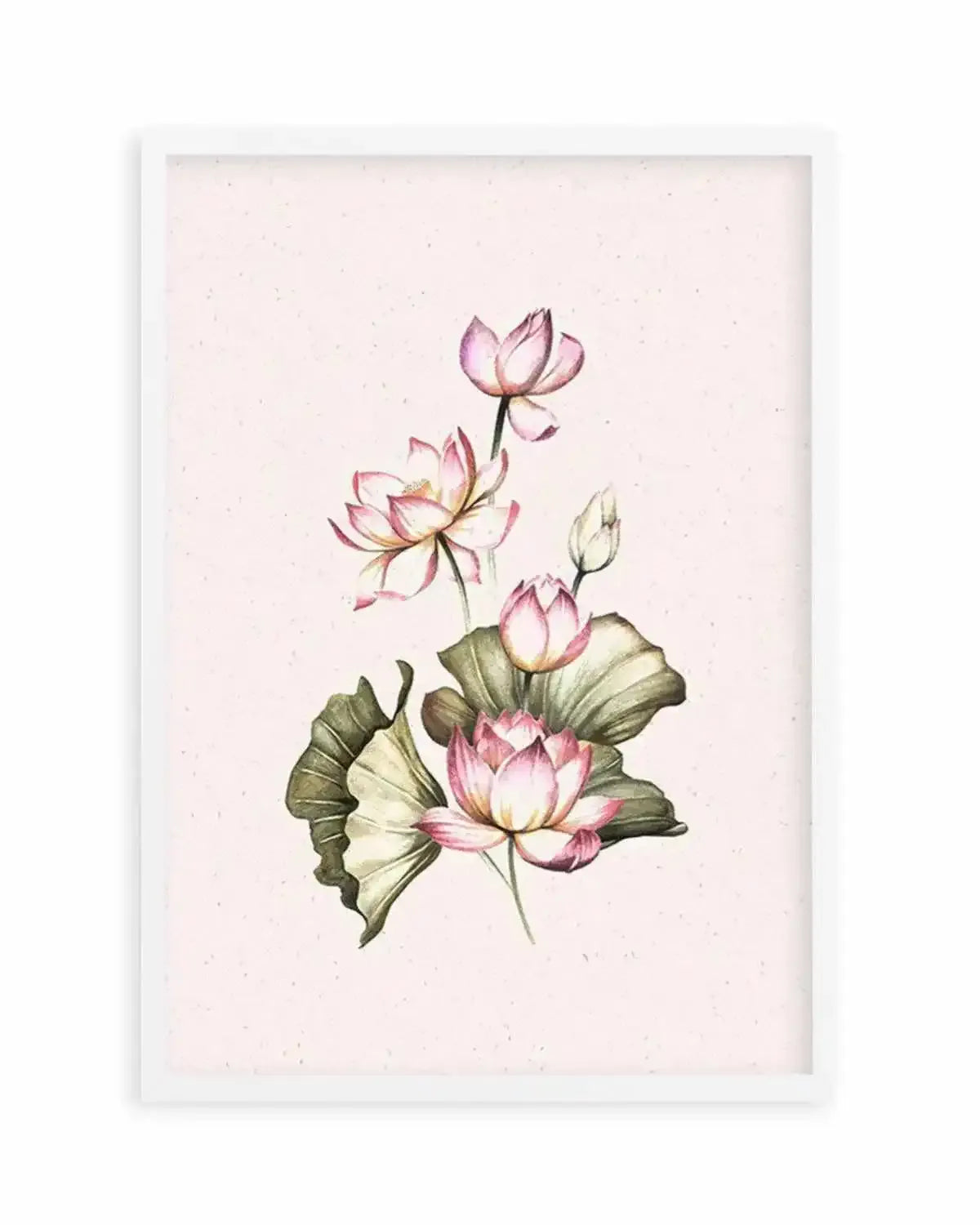 Bohemian Lotus I Art Print from Olive et Oriel where you can shop wallpaper and artworks online