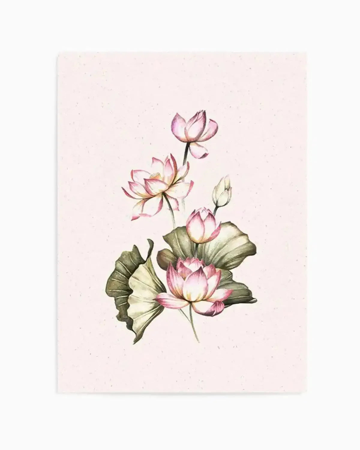 Bohemian Lotus I Art Print from Olive et Oriel where you can shop wallpaper and artworks online