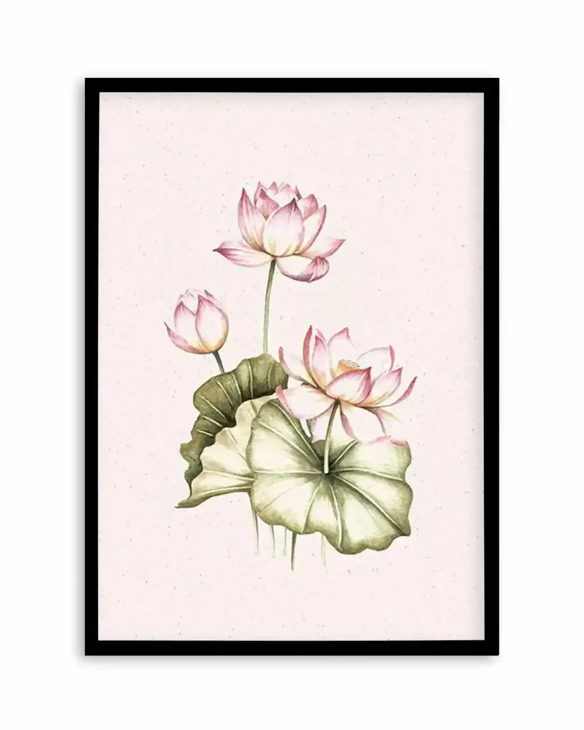 Bohemian Lotus II Art Print from Olive et Oriel where you can shop wallpaper and artworks online
