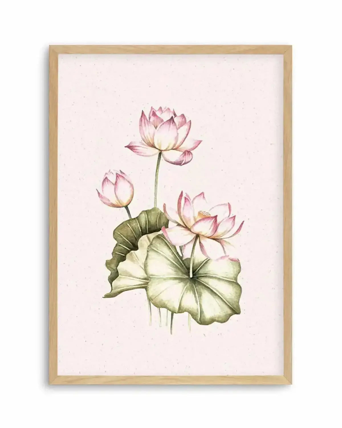 Bohemian Lotus II Art Print from Olive et Oriel where you can shop wallpaper and artworks online