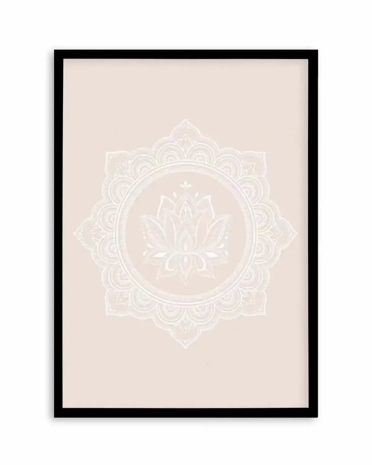 Bohemian Lotus | Mandala Art Print from Olive et Oriel where you can shop wallpaper and artworks online