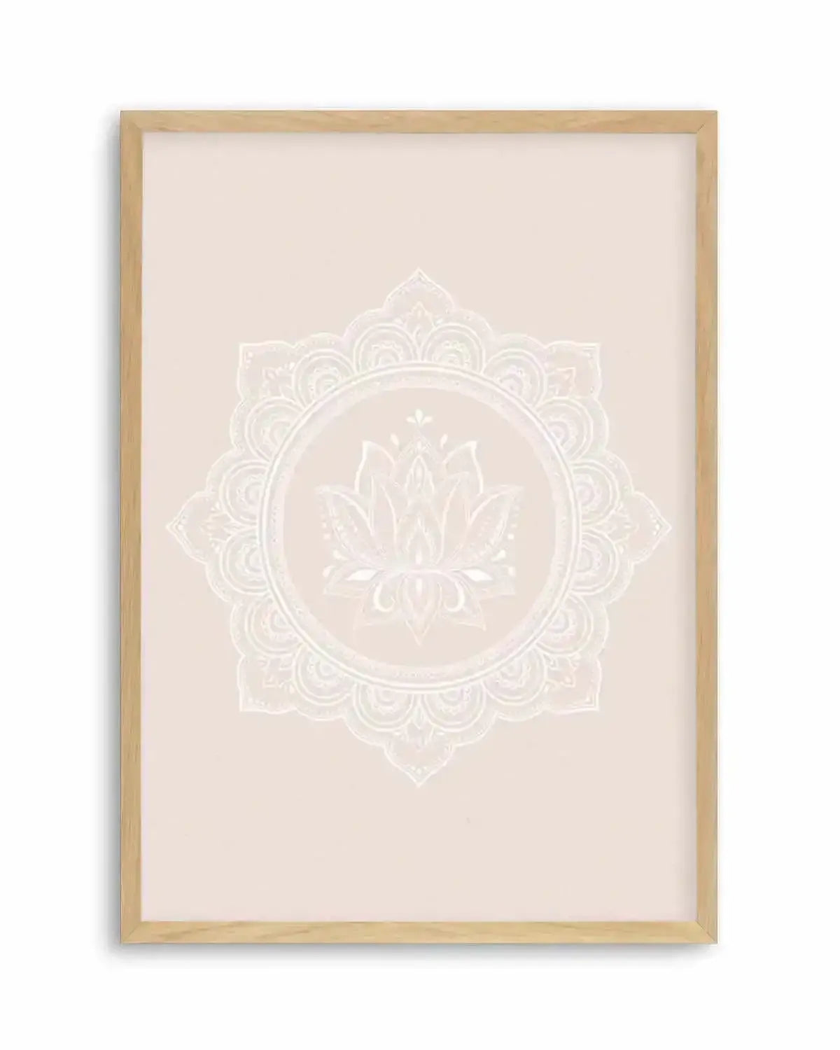 Bohemian Lotus | Mandala Art Print from Olive et Oriel where you can shop wallpaper and artworks online